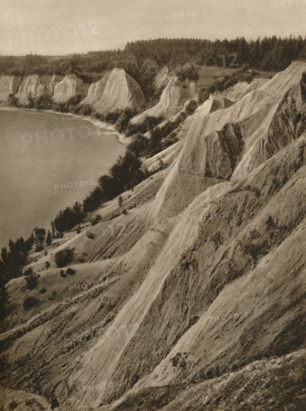 'Erosions on the Inn near Wasserburg', 1931. Artist: Kurt Hielscher.