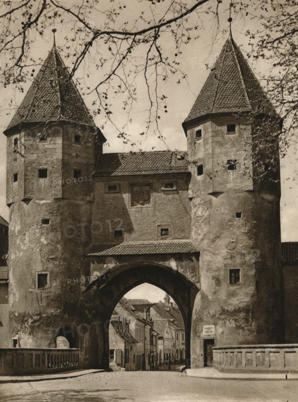 'Amberg. Nabburger Tor', 1931. Artist: Kurt Hielscher.