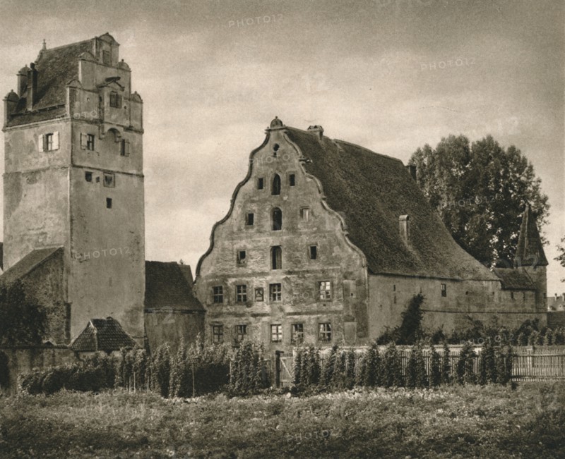 'Dinkelsbuhl. Nordlinger Gate - Town Mill', 1931. Artist: Kurt Hielscher.