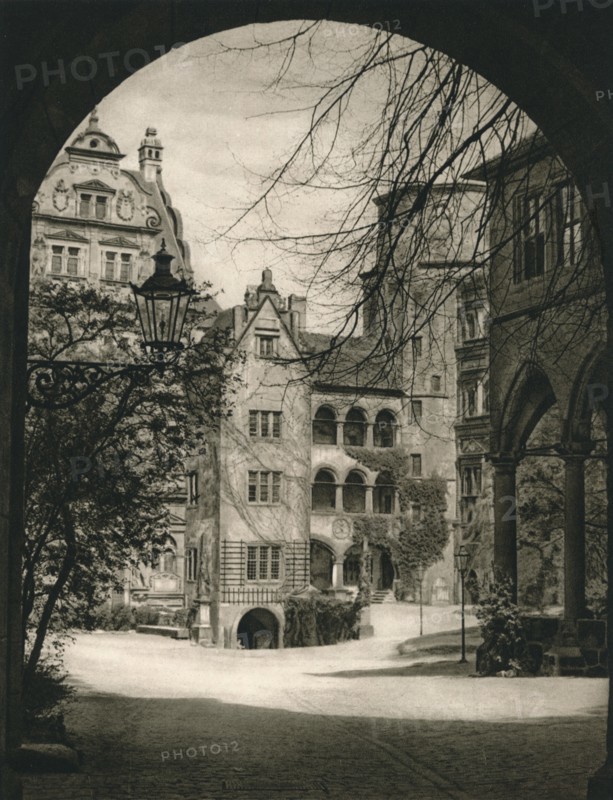 'Heidelberg. Courtyard of the Castle', 1931. Artist: Kurt Hielscher.