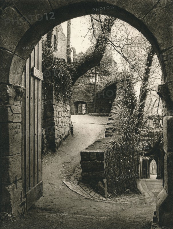 'Hohenbaden ruin', 1931. Artist: Kurt Hielscher.