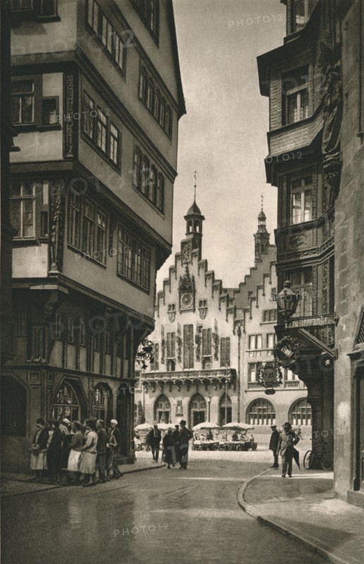 'Frankfurt a. Main. View of the Roemer from the Old Market', 1931. Artist: Kurt Hielscher.