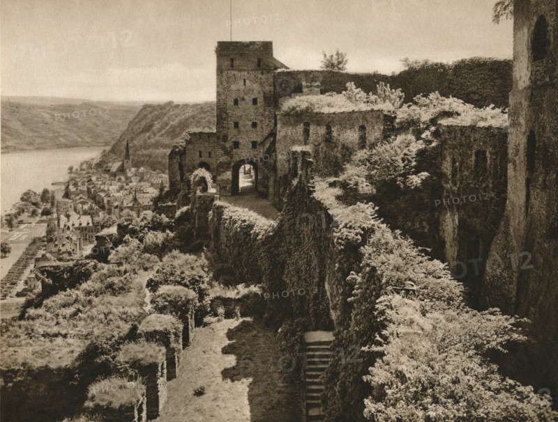 'St. Goar. Rheinfels ruins', 1931. Artist: Kurt Hielscher.
