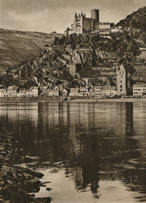 'St. Goarshausen. Burg Katz', 1931. Artist: Kurt Hielscher.