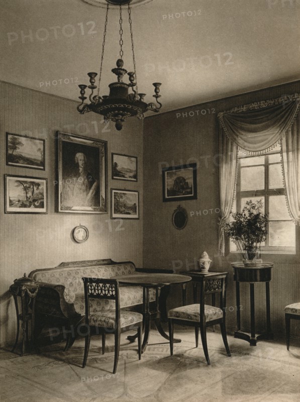 'Weimar. Interior of Tiefurt Castle', 1931. Artist: Kurt Hielscher.