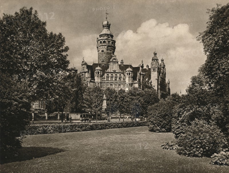 'Leipzig - New Town Hall', 1931. Artist: Kurt Hielscher.