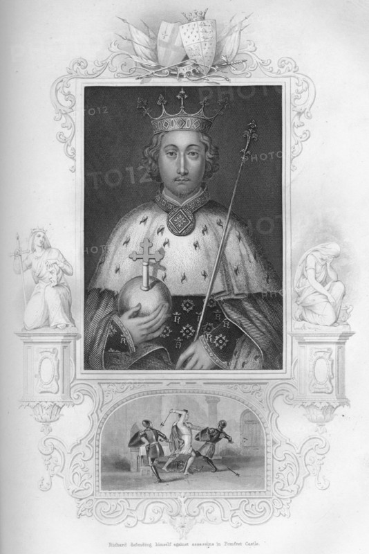 'Richard II', 1859. Artist: George Vertue.
