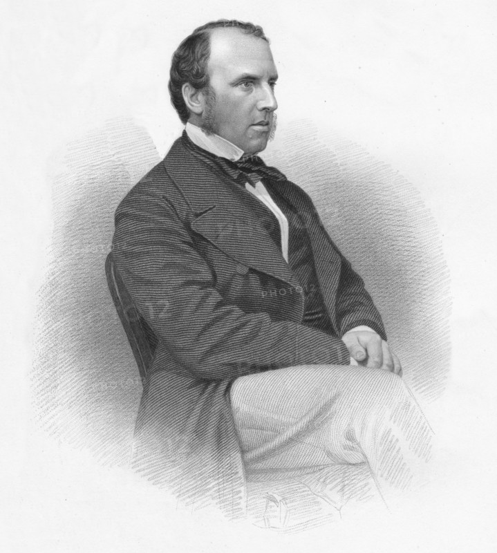 'Right Hon. Viscount Canning', 1859. Artist: William Roffe.