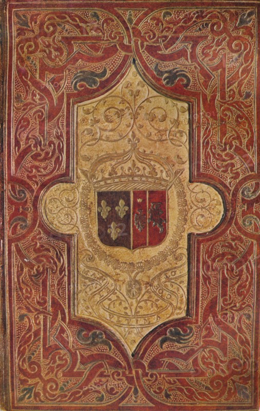 'Binding with arms of Henry III', c1585 (1947). Artist: Unknown.