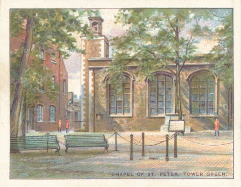 'Chapel of St. Peter, Tower Green', 1929. Artist: Unknown.