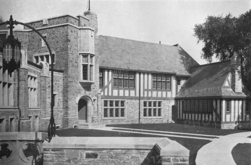 Sunday school wing from the south, 1922. Artist: Unknown.