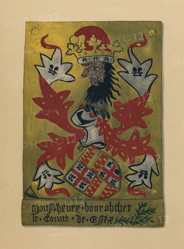 'Plate LXI - Sir Henry Bourchier, Lord Bourchier, Count of EU, and Earl of Essex, KG', 1872. Artist: Unknown.