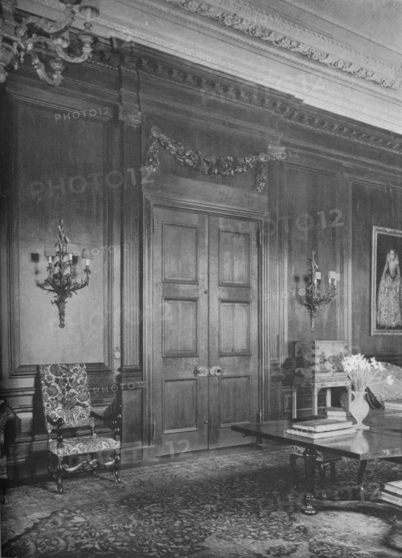 Detail of living room doorway, house of Henry P Davison, New York, 1922. Artist: Unknown.