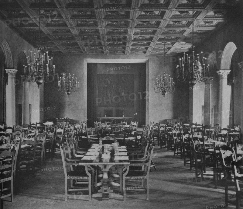 Main dining room, University Club Building, Los Angeles, California, 1923. Artist: Unknown.