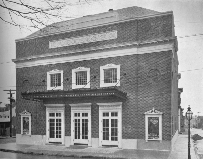 Main facade - Circle Theater, Annapolis, Maryland, 1922. Artist: Unknown.