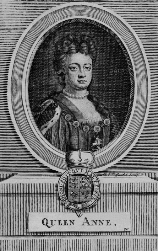 'Queen Anne',  c18th century. Artist: Michael Vandergucht.