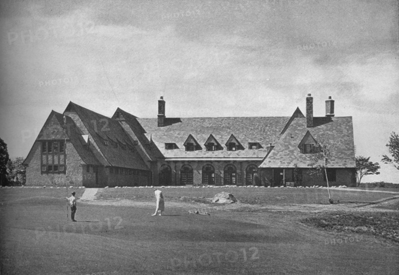 Elevation of the clubhouse, North Jersey Country Club, Paterson, New Jersey, 1925. Artist: Unknown.