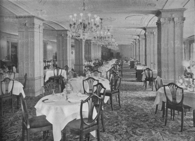 Main dining room, Hotel Hamilton, Washington DC, 1923. Artist: Unknown.