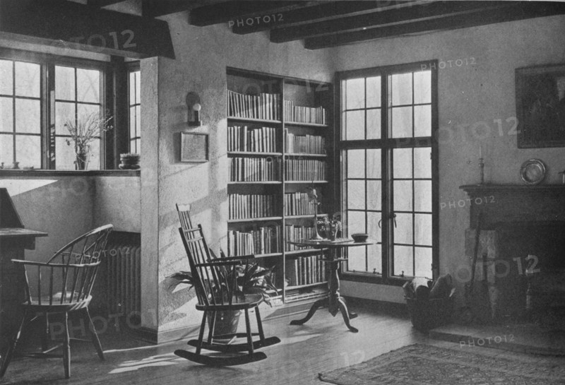 Living room - stucco cottage at Bronxville, New York, 1925. Artist: Unknown.