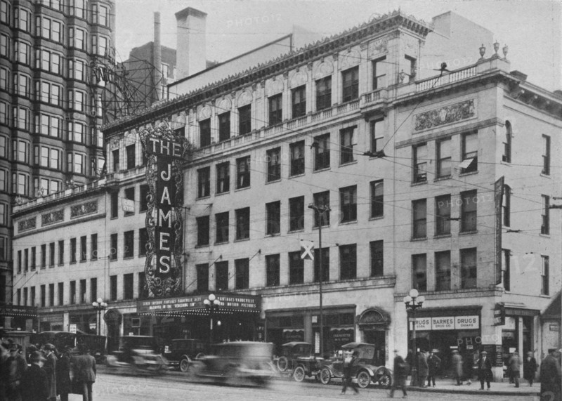 Front elevation, the James Theatre, Columbus, Ohio, 1925. Artist: Unknown.