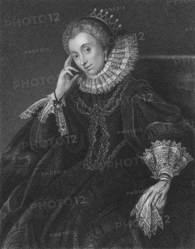 'Lucy Harington, Countess of Bedford', 1824. Artist: Samuel Freeman.