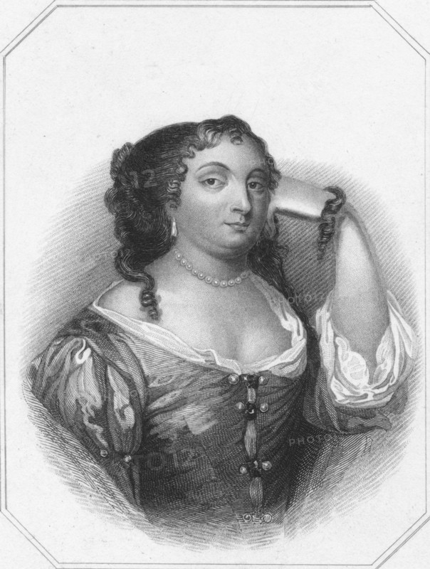 'Anne Hyde, Duchess of York', c1830. Artist: Thomas Phillibrown.