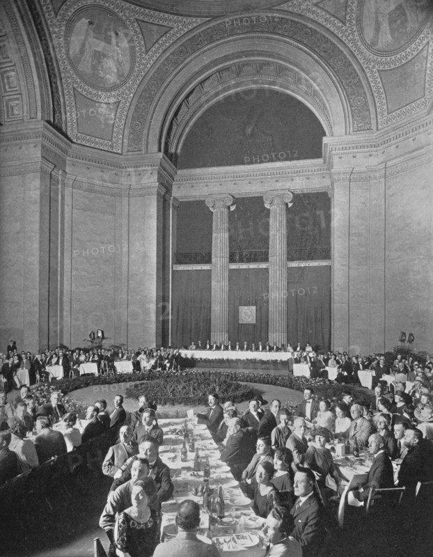 American Institute of Architects banquet, Old Fine Arts Building, Chicago, Illinois, 9 June 1922. Artist: Unknown.
