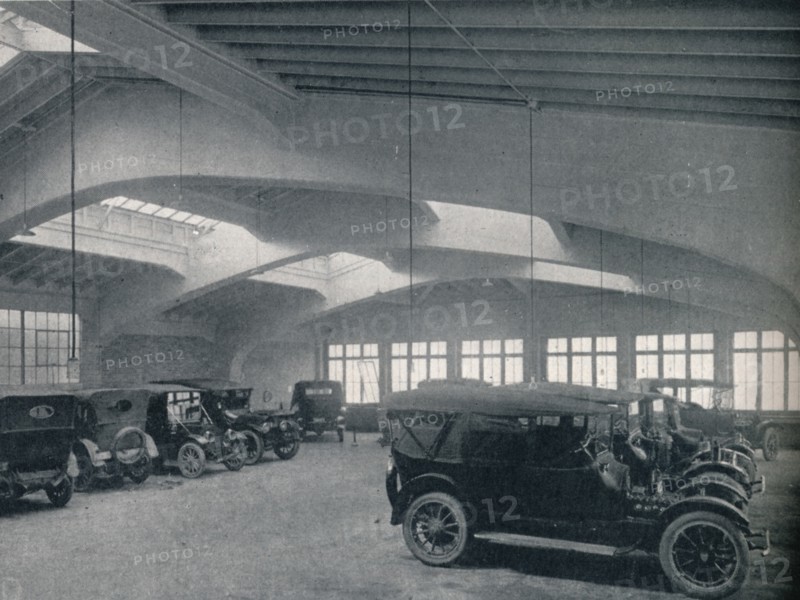 Concrete portal or rigid bent, 1922. Artist: Unknown.