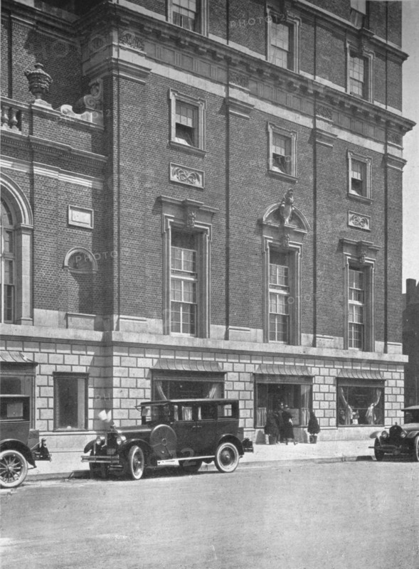 Detail of end bay, Hotel Statler, Buffalo, New York, 1923. Artist: Unknown.