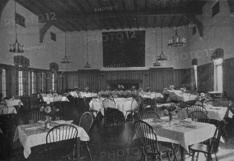 Main dining room, Plainfield Country Club, Planfield, New Jersey, 1925. Artist: Unknown.