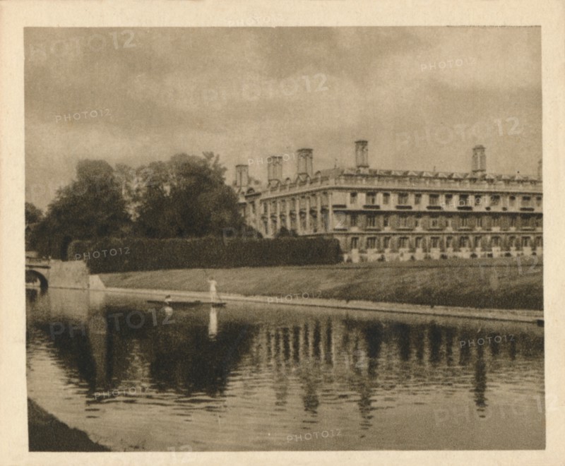 'Clare College, Cambridge', 1923. Artist: Unknown.