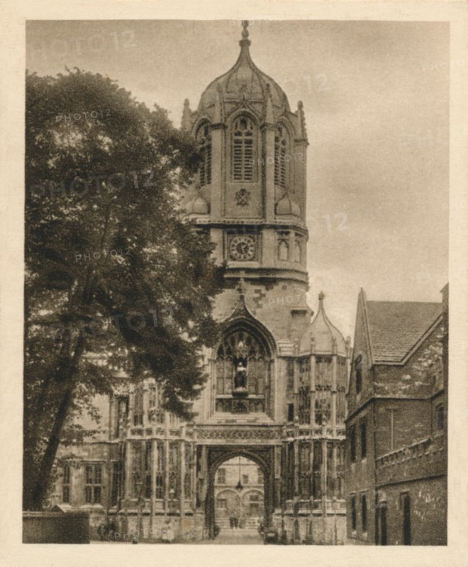 'Tom Tower, Christchurch College', 1923. Artist: Unknown.