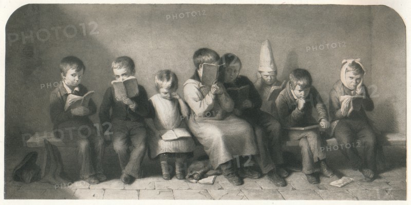 'The Frown', 1842, (1917). Artist: Thomas Webster.