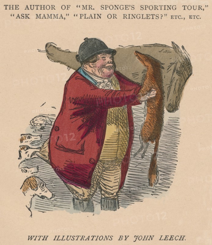 'The Author of Mr. Sponge's Sporting Tour, Ask Mamma, Plain or Ringlets? Etc., Etc.', 1854. Artist: John Leech.