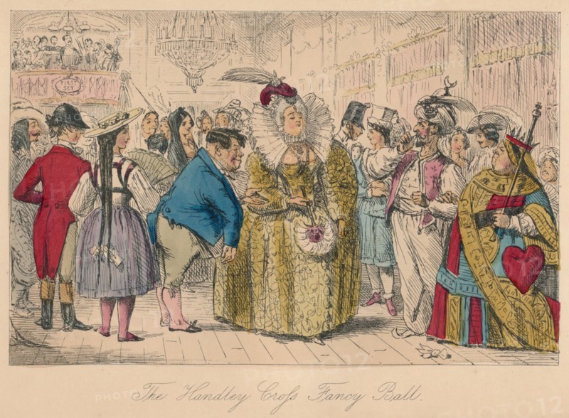 'The Handley Cross Fancy Ball', 1854. Artist: John Leech.