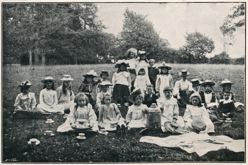 'The Little Londoners Whom Our Bairns sent to the Country', 1901. Artist: Unknown.