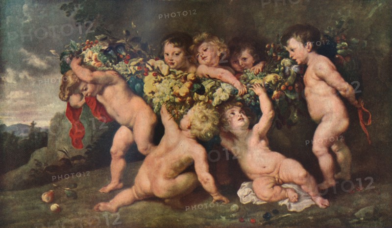 'Garland of Fruit', 1615-17 (c1927). Artist: Peter Paul Rubens.