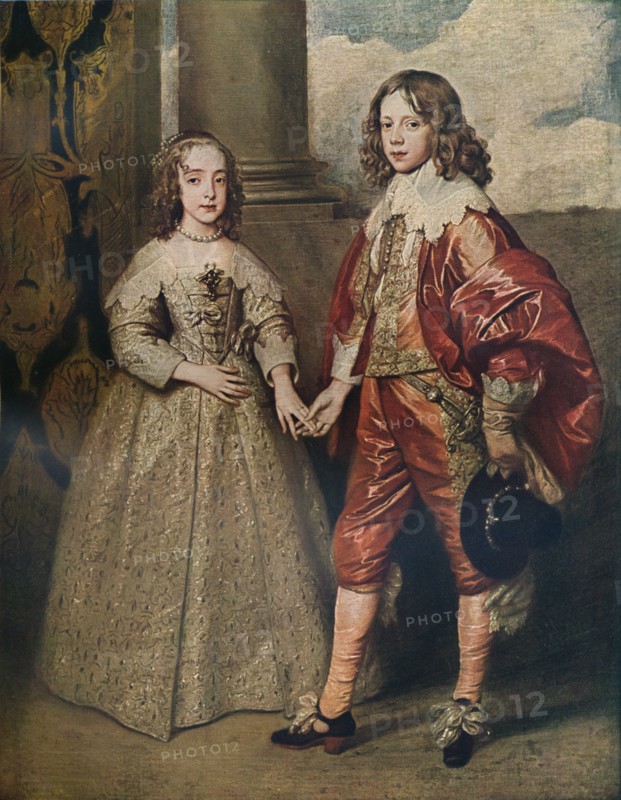 'William II, Prince of Orange, and his Bride, Mary Stuart', 1641 (c1927). Artist: Anthony van Dyck.