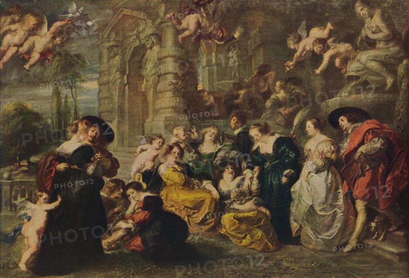 'El Jardin Del Amor', (The Garden of Love), 1633, (c1934). Artist: Peter Paul Rubens.