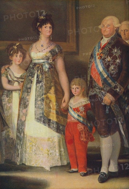 'La Familia de Carlos IV (Grupo central)', (The Family of Charles IV), 1800, (c1934). Artist: Francisco Goya.