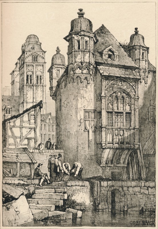 'Coblence', c1820 (1915). Artist: Samuel Prout.