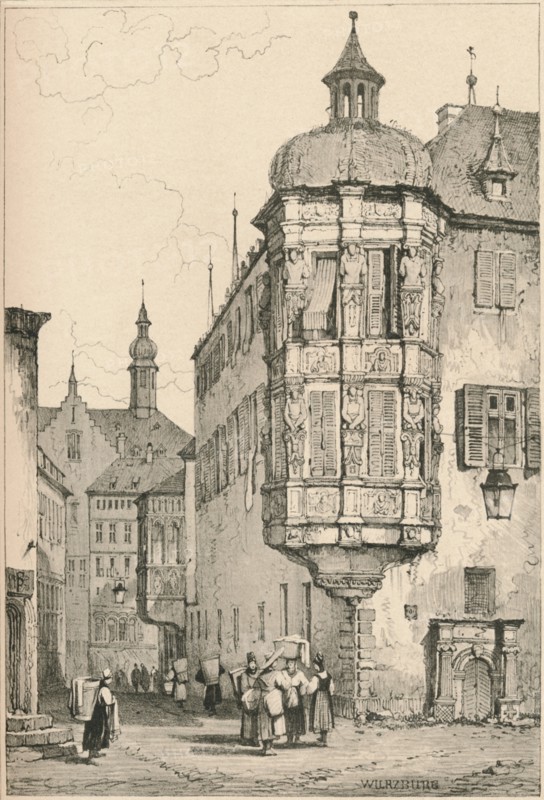 'Wurzburg', c1820 (1915). Artist: Samuel Prout.
