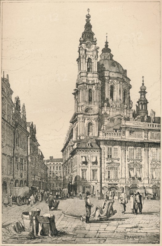 'Prague', c1820 (1915). Artist: Samuel Prout.