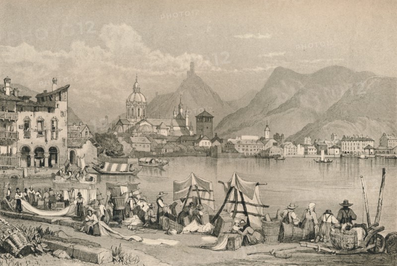 'Como', c1830 (1915). Artist: Samuel Prout.