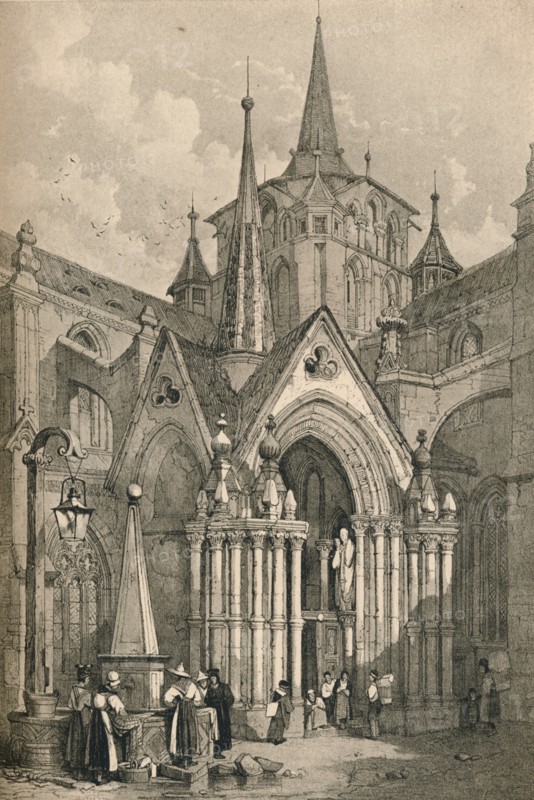 'Lausanne', c1830 (1915). Artist: Samuel Prout.