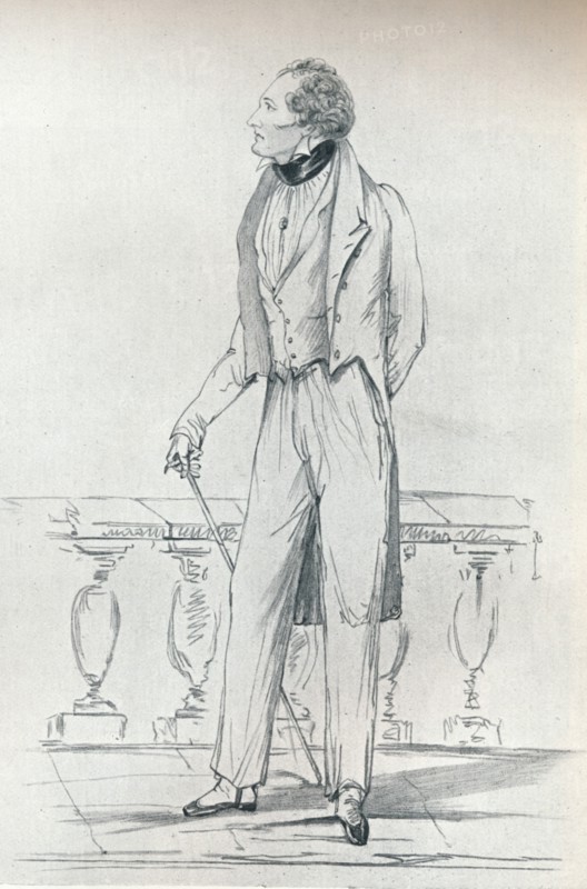 'Byron', c1820s, (1911). Creator: Alfred d'Orsay.