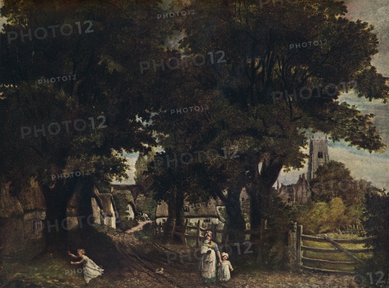 'Water Lane, Dedham', c1802, (1911). Artist: John Constable.