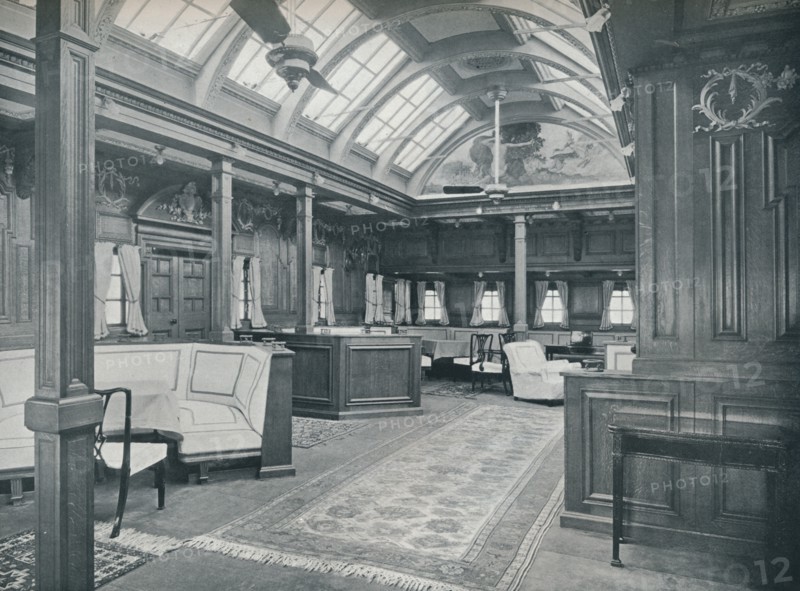 'The Royal Smoking Room', 1911. Artist: Unknown.