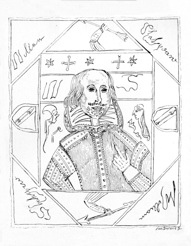 'Portrait of Shakespeare', 1790s, (1910). Artist: William Henry Ireland.