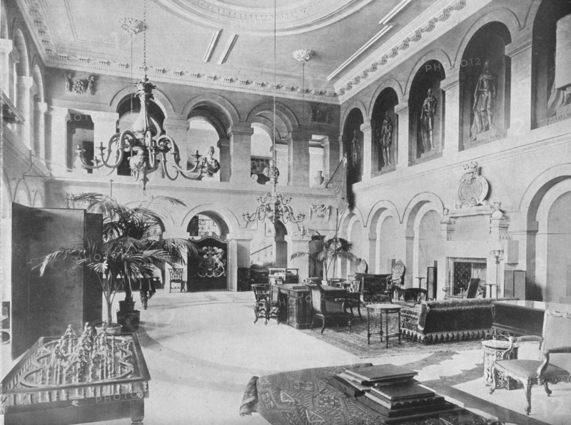 'Grimsthorpe Castle, Lincolnshire - The Earl of Ancaster', 1910. Artist: Unknown.